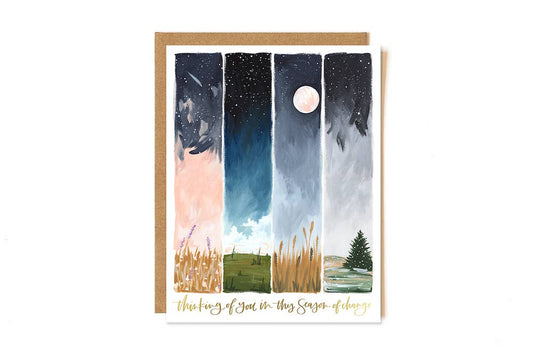 Seasons Friendship Sympathy Greeting Card