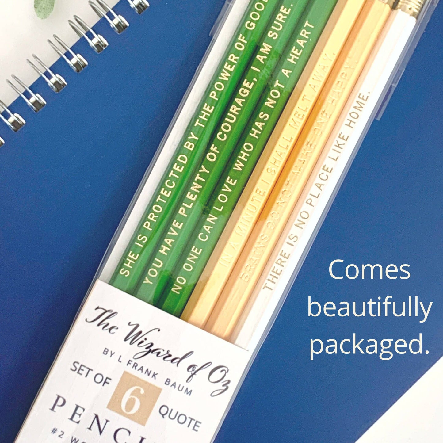 Wizard of Oz Quote Pencils, Classic Books for Children