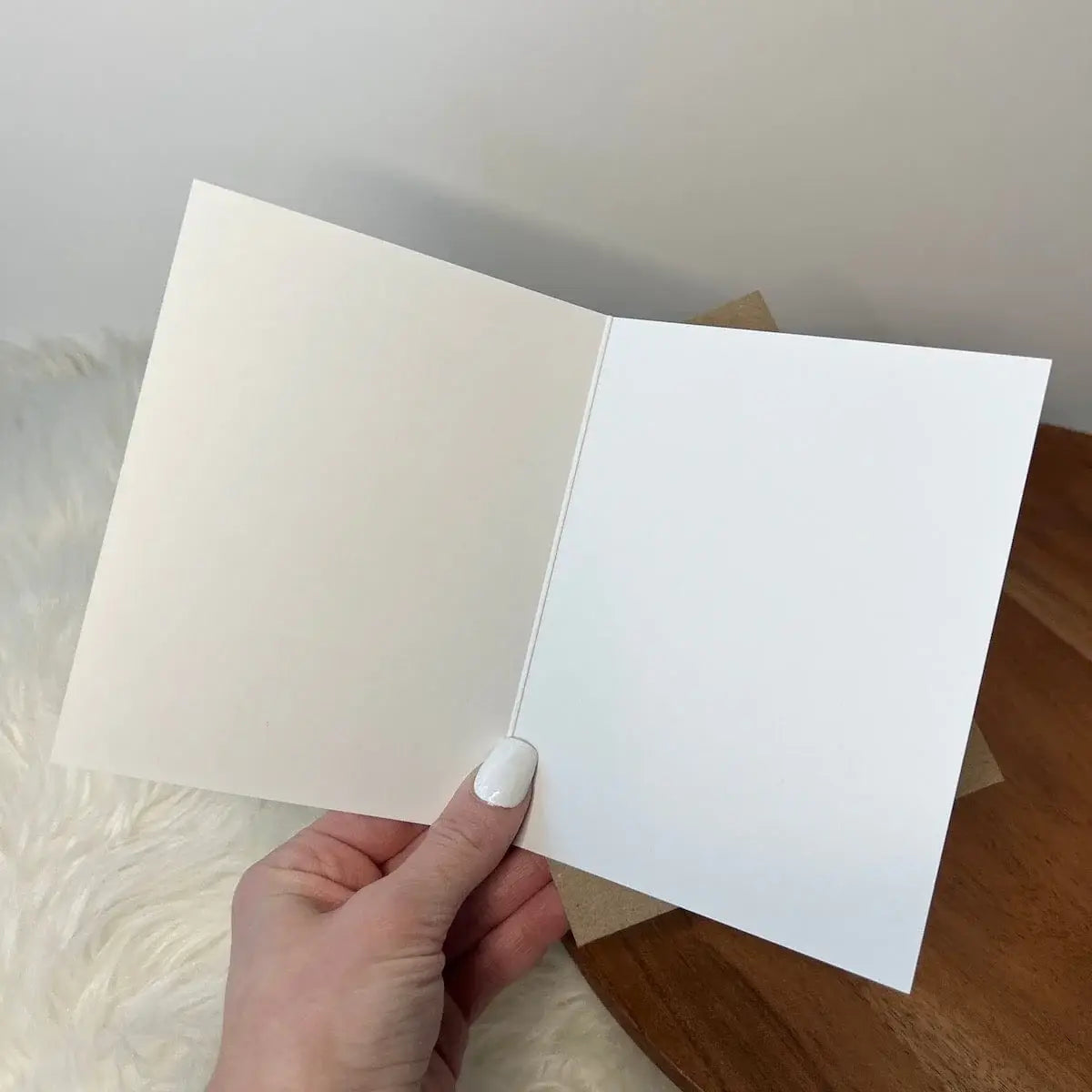 Cozy Winter Book Shop Christmas Card