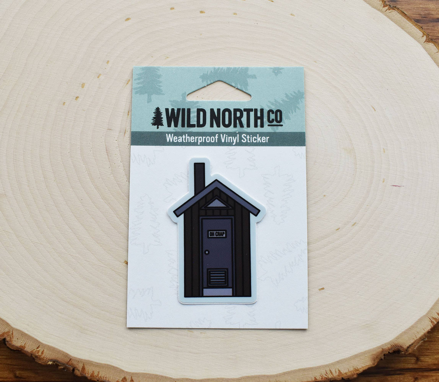 Oh Crap Vault Toilet Sticker