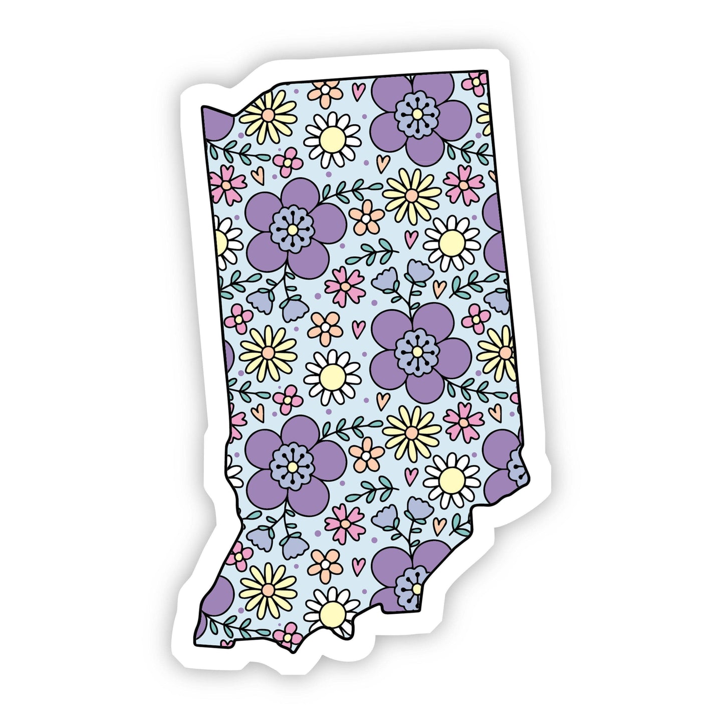 Indiana Floral Sticker